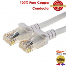 YellowPrice - Cat5e Ethernet Patch Cable (25 Feet) - RJ45 Computer Networking Cord - Grey